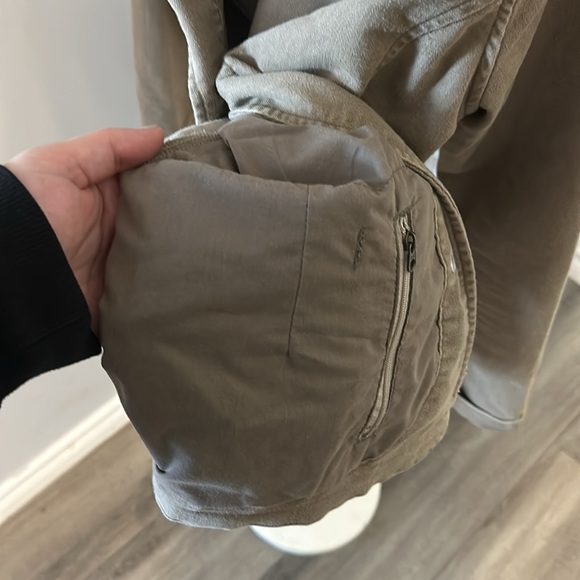 Royal Robbins Women’s Cotton Poly Blend Long Sleeve Khaki Cruiser Blazer size M - Picture 7 of 10